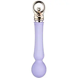 Вібромасажер Zalo Confidence Pre-Heating Wand Massager 22.5 см фіолетовий