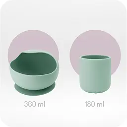 Дитячий набір посуду MoMi Ami green (AKCE00045) - мініатюра 4