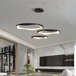 Підвісна LED-люстра Art 2460/420+520+620BK - мініатюра 2