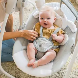 Крісло-гойдалка Ingenuity Comfort 2 Go – Cuddle Lamb (12184) - мініатюра 4
