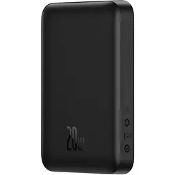 Зовнішній акумулятор Baseus Magnetic Mini Wireless Fast Charge Power Bank 10000mAh 20W Black (PPCX030001) [94805] - мініатюра 3