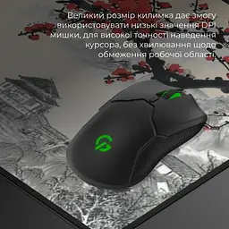 Килимок для мишки GamePro (MP275W) Black (MP275W) - мініатюра 9