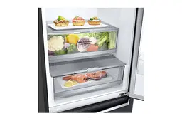 Холодильник LG GW-B509SBDZ 203см 2 дв холодильне відділення 277 л морозильне відділення 107 л A++,NF,Лін,Зона свіжий Дисп зовнішній,Чорний мат - мініатюра 10