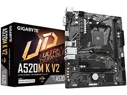 Материнська плата Gigabyte A520M K V2 - мініатюра 4
