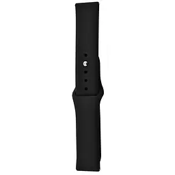 Ремінець Silicone 22mm Samsung Watch Gear S3/Samsung Watch 46mm/Xiaomi Amazfit Black