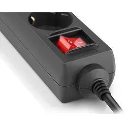 Мережевий фільтр живлення REAL-EL RS-6 Protect M 3m, black (EL122300034) - мініатюра 9