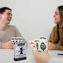 Гральні карти WADDINGTONS No.1 Playing Cards - Platinum - мініатюра 6