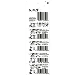Батарейка Duracell LR44 / V13GA / A76 (плакат 2*5) * 10 (5008184) - мініатюра 2