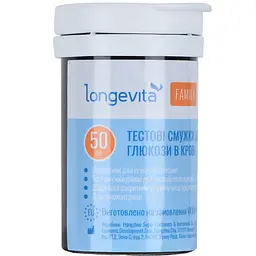 Тестові смужки для глюкометра Longevita Family, 50 шт. (BS602) - мініатюра 4