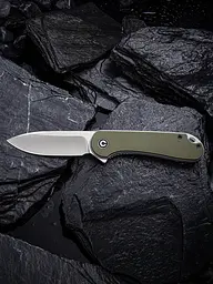 Ніж складаний кишеньковий Civivi Elementum, (7.5 см) D2 / G10 оливковий - мініатюра 8
