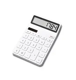 Калькулятор Xiaomi LEMO Lemai Desktop Calculator білий 1/Box - мініатюра 3