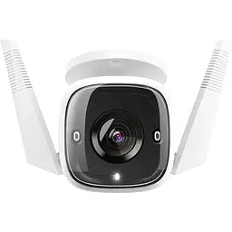 IP камера TP-Link Tapo C310, White, 3 Мп (2304x1296/15 fps), 1/2.7" CMOS, H.264, f/2.2, f=3.89 мм, Wi-Fi (2.4 GHz), день/ніч, ІЧ-підсвічування 850 нм до 30 м, двосторонній аудіозв'язок, microSD, IP66, iOS 10+ / Android 5.0+ - мініатюра 2