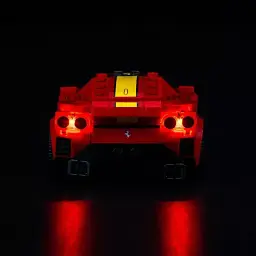 Набір світлодіодних ліхтарів для 76914 Speed Champions Ferrari 812 Competizione - мініатюра 5