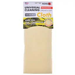 Ганчірка Nowax для авто Штучна замша 40*30см жовта(NX65432)