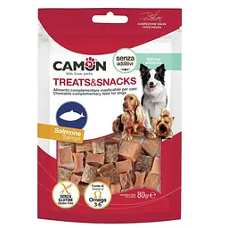 Кубики лосося зі шкірою Camon Treats & Snacks 80 г