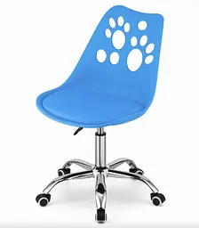 Офісне крісло Leobert Print синій
