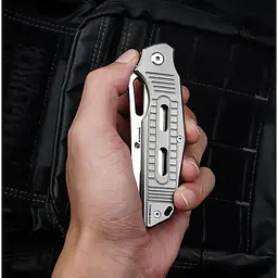 Нож туристический HX Outdoors Handolock X Folding Knife Titanium Version (TD-14T) - мініатюра 3
