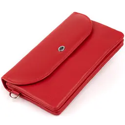 Жіночий шкіряний гаманець-клатч ST Leather 19х9,5х2,5 см acs0015826