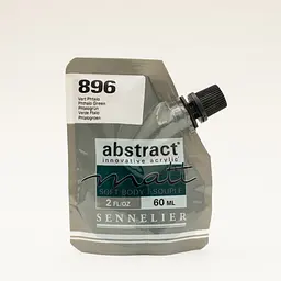 Акрилова фарба Sennelier Abstract, дой-пак, 60 мл, матова, Зелена ФЦ, фтало (Phthalo Green)
