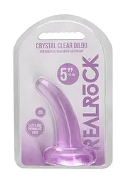 Фалоімітатор RealRock Non Realistic Dildo with Suction Cup 4.5, 11.5 см - мініатюра 6
