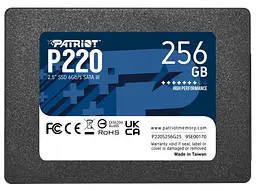 SSD 2.5" накопичувач Patriot P220 256GB (P220S256G25)