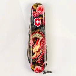 Ніж Victorinox Spartan Zodiac 91мм 12функ Китайський зелений дракон - мініатюра 10