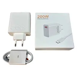 Зарядний пристрій 200W Xiaomi з кабелем USB-Type C Швидка зарядка QC/PD для смартфонів і ноутбуків - мініатюра 2