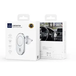 Автотримач з бездротовою зарядкою WiWU CH306 MagSafe 15 W White - мініатюра 4