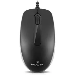 Мишка REAL-EL RM-217 USB Black/Gray (EL123200038) - мініатюра 7