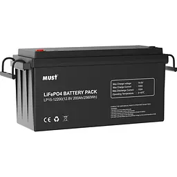 Аккумуляторная батарея для ИБП Must LiFePO4 12.8 V / 200 А*ч (LP15-12200)
