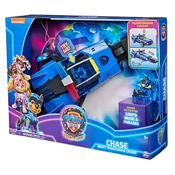 Ігровий набір Paw Patrol Цуценячий патруль у кіно 2: Поліцейський автомобіль-трансформер Гонщика делюкс (SM17732/7887) - мініатюра 13
