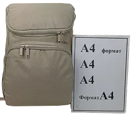 Рюкзак для мам з пелюшковими килимками Live in Style 16 л 40.5x24x19 см поліестер бежевий - мініатюра 10