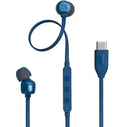 Навушники провідні JBL T310C USB-C (JBLT310CBLU) з мікрофоном сині JBLT310CBLU - мініатюра 3