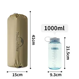 Намет двомісний легкий Naturehike Mongar CNK2550WS016 15D Сірий - мініатюра 3