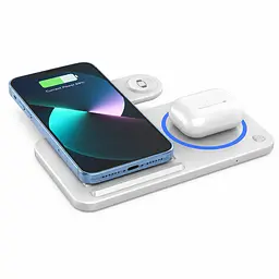 Бездротова зарядна станція WiWU WI-W020 3в1 15W для iPhone, Apple Watch та AirPods - мініатюра 5