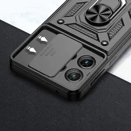 Панель BeCover Military для Motorola Edge 50 Neo Black (713051) - мініатюра 4