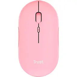 Комп'ютерна миша Trust Puck Rechargeable Ultra-Thin BT/WL Silent рожевий teh0014006
