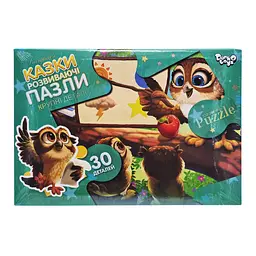 Пазли великі деталі Danko Toys, 30 елементів, Mx30-07 (В асортименті) - мініатюра 3