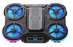 Охолоджувальна підставка для ноутбука GamePro Black (CP1450) - мініатюра 2