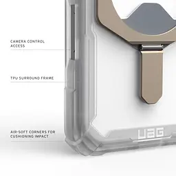 Чохол UAG для iPhone 17 Pro, Plasma XTE MagSafe, Clear/Titanium teh0019323 - мініатюра 4