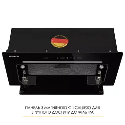 Витяжка повновбудована WEILOR LUMINA WBG 66 BLACK - мініатюра 10