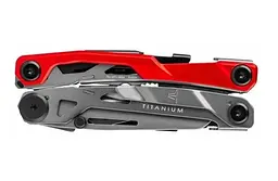 Мультитул True Utility Ti Pocket Multi Tool Сірий-Червоний - мініатюра 4