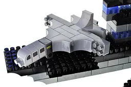 Конструктор блоковий QB300-205 "Block&Steps: Морська Місія" + ходилка та меморі гра 3в1, 124дет. qbee - мініатюра 9