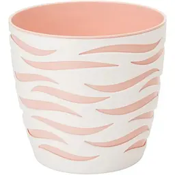 Горщик для квітів Form-Plastic Sahara Duo-18 2.9 л біло-нюдовий (4410-011+066 W)
