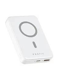 Портативний акумулятор - бездротове зарядне MagSafe Profit PQ16 10000mAh 22.5W Білий