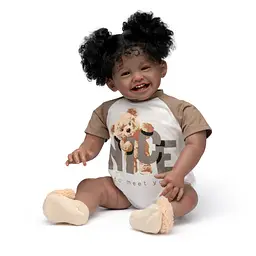 Силіконова колекційна лялька реборн reborn дівчина дашики Reborn Dolls det0018841