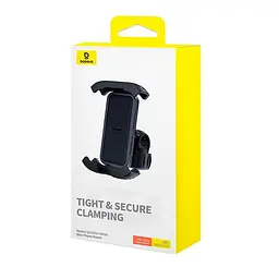 Холдер Baseus QuickGo Series Bike Phone Mount Чорний - мініатюра 2