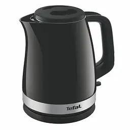 Электрочайник Tefal Delfini 1.5 л пластик серебристо-черный kuh0015334 - миниатюра 2