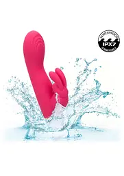 Вібратор кролик CalExtoics Love Bunny, 19 см (рожевий) - мініатюра 9