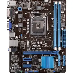 Материнська плата ASUS H61M-K (H61M-K) (Socket 1155, Intel H61, Micro-ATX) Б/в